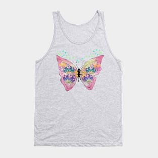 Beautiful Butterflies ( Print on Front and Back ) Tank Top